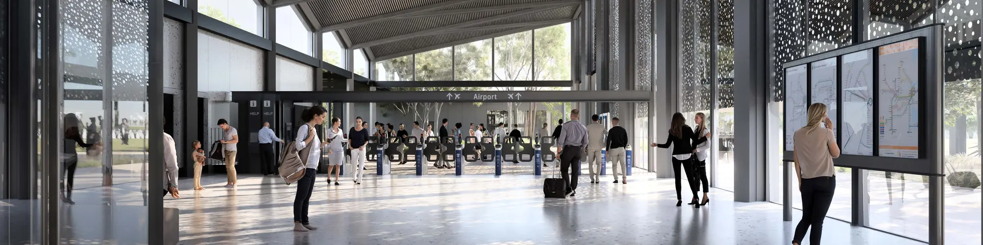Original - Artist's impression of Airport Terminal Station