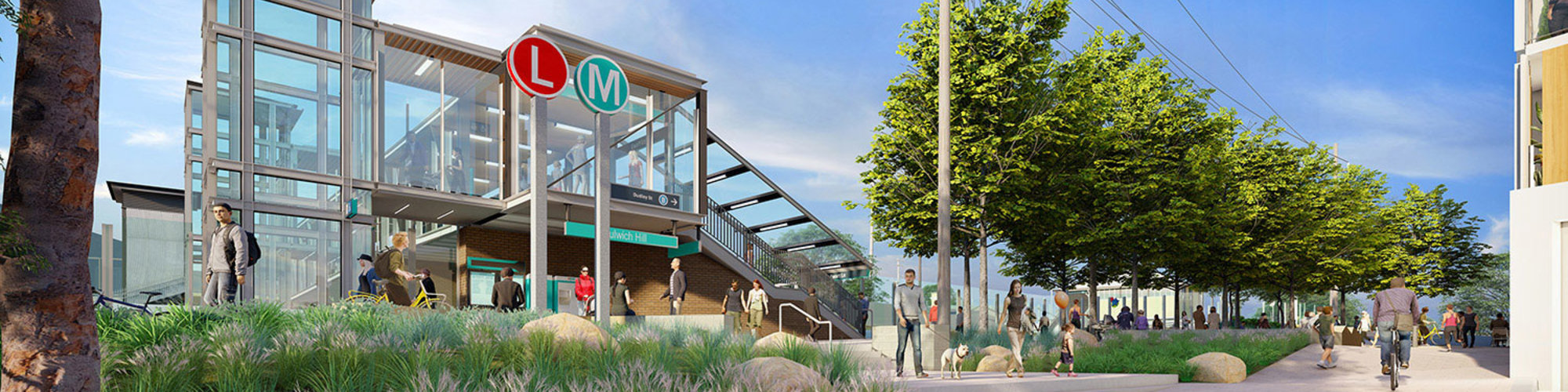  Artist's impression of Dulwich Hill Station