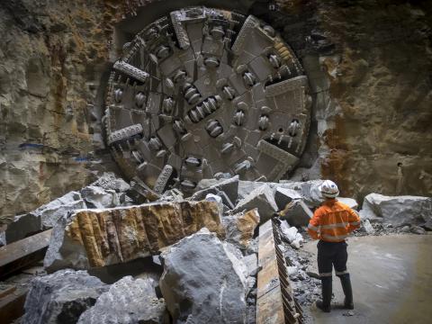 TBM 3 Wendy, which launched in January 2019, has completed her job in digging a 6.2-kilometre tunnel to the edge of Sydney Harbour.