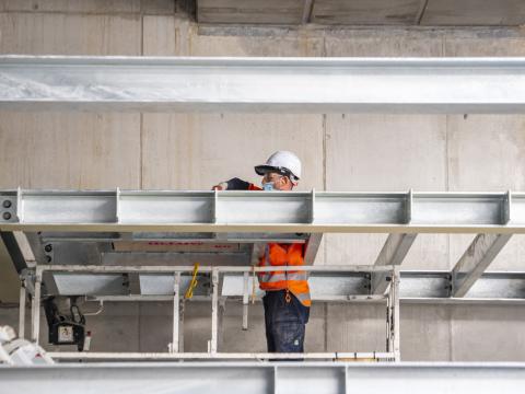A total of 10,500 tonnes of steel will be installed at Waterloo Station.