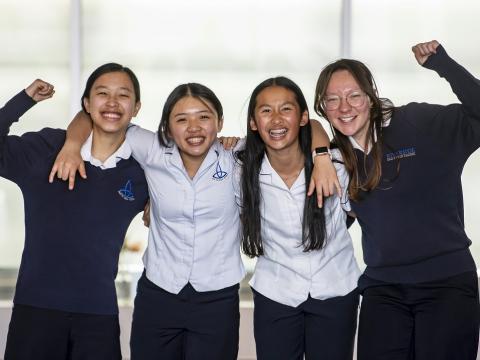 Riverside Girls High School, winners of our 2023 Metro Minds STEAM Challenge.