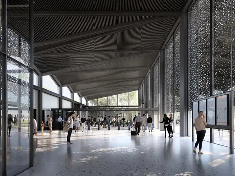 Original - Artist's impression of Airport Terminal Station