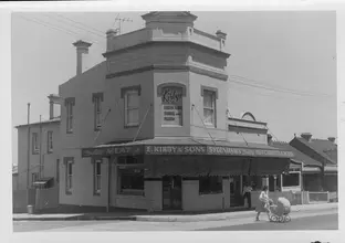 Kirby & Sons corner store, Sydenham, c1950s (Image Courtesy of Inner West Council Library and History)