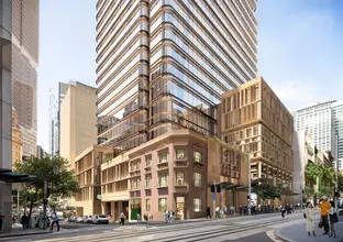 Artist's impression Hunter Street Station entrance