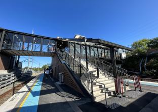 Sydney Metro Dulwich Hill station stairs