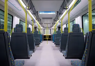 Sydney Metro - Western Sydney Airport prototype train internal