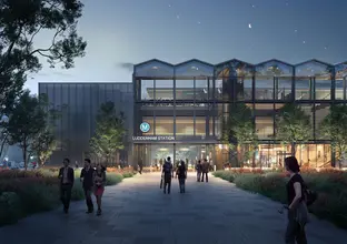 Artist's impression of Luddenham Station