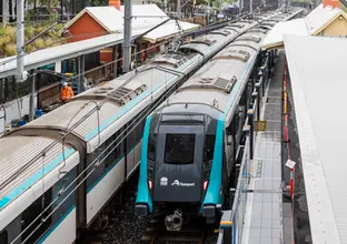 Two trains on track