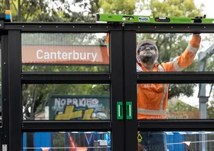 Sydney Metro Canterbury Station work