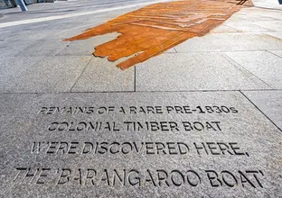 Barangaroo Boat inlay