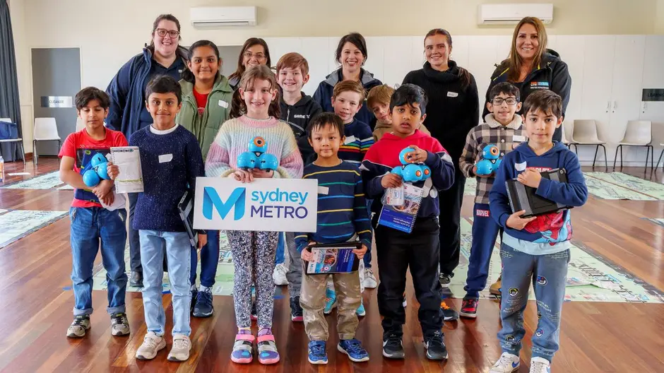 Group of children at the School holiday program 2024