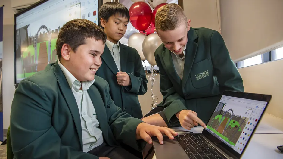 Students from Norwest Christian College