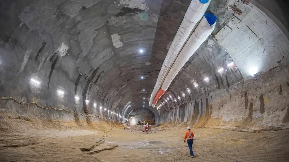 Hunter Street Cavern in progress(From Sydney Metro Official Facebook