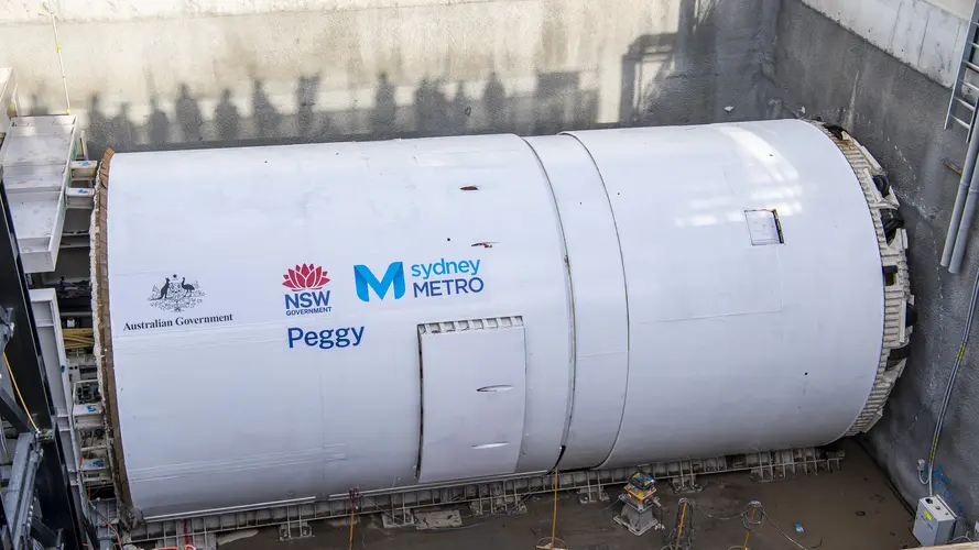 TBM Peggy ready to dig