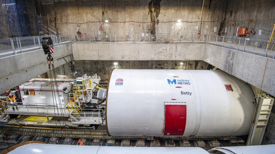 TBM Betty being launched