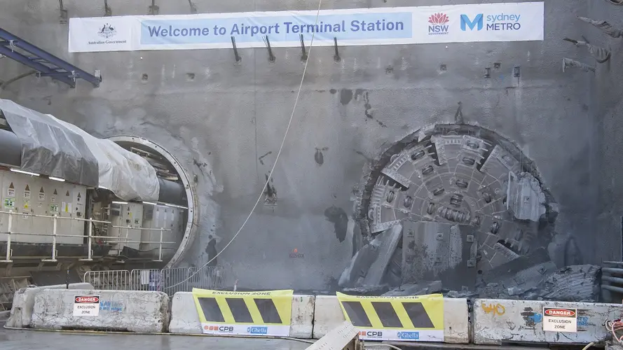 TBM Peggy breaking through
