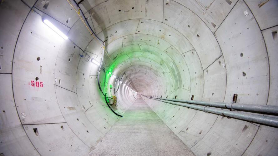 Image of tunnels at WSA