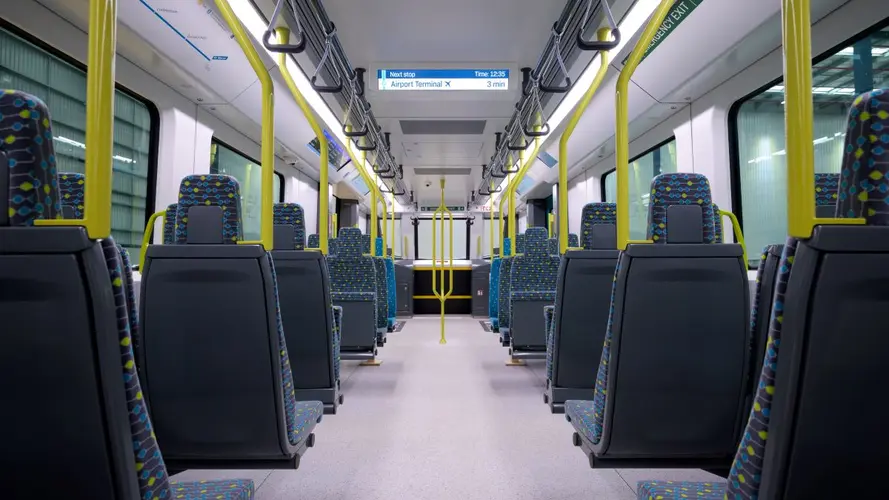Sydney Metro - Western Sydney Airport prototype train internal