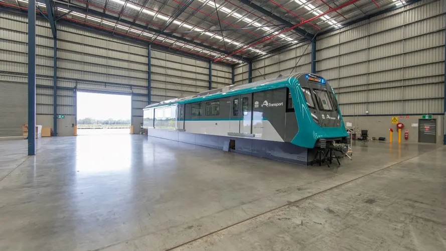 Western Sydney Airport prototype train external