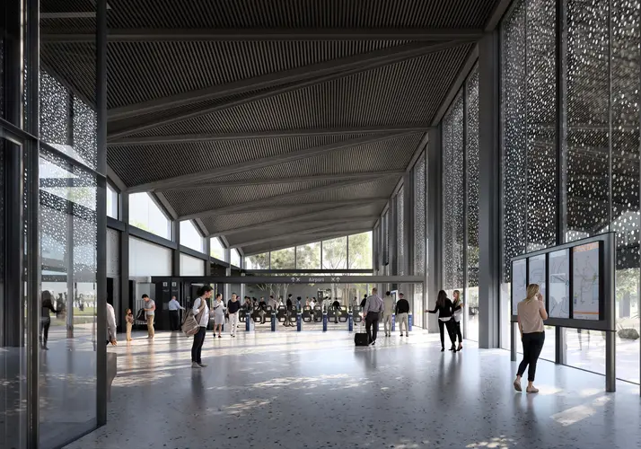 Original - Artist's impression of Airport Terminal Station