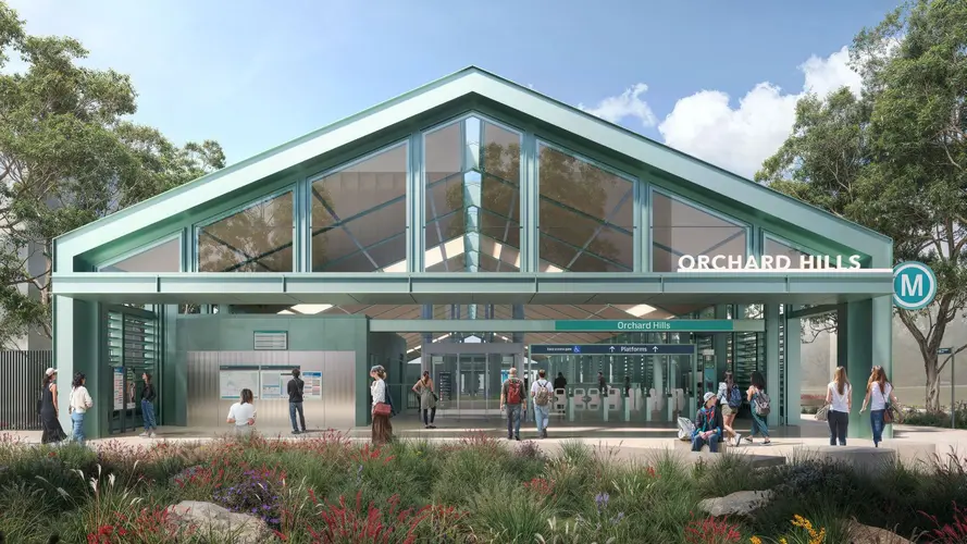 Orchard Hills Station Artist impression