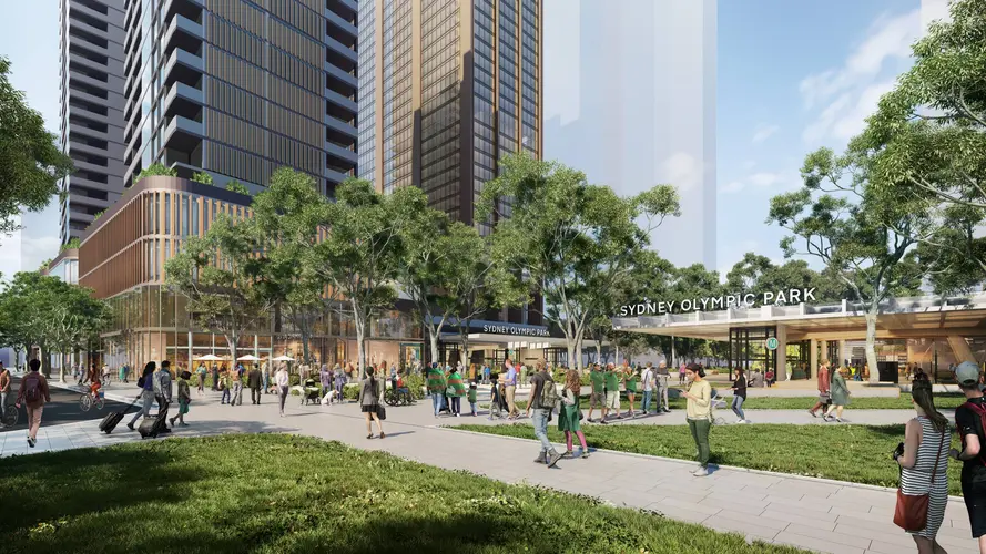Sydney Olympic Park - artist impression