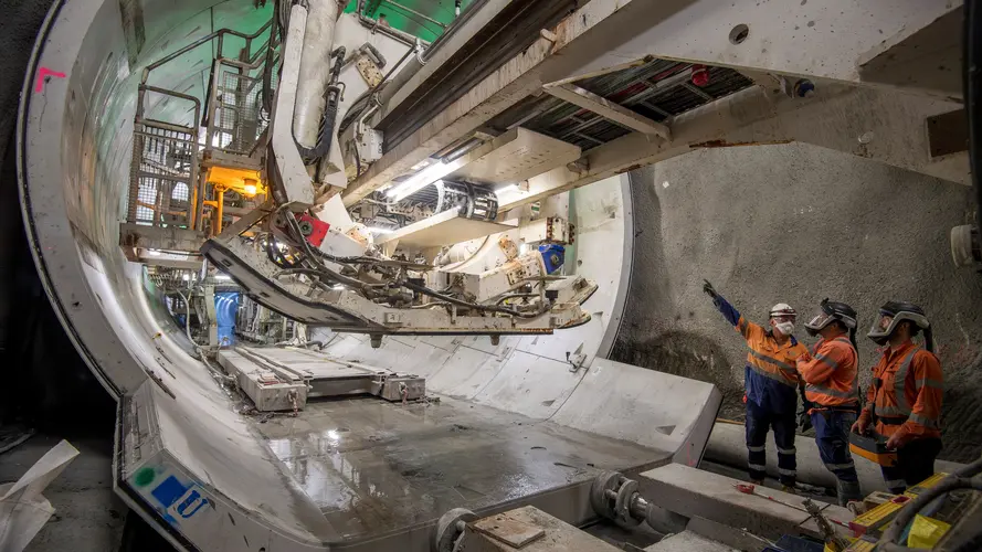 Sydney Metro Clyde Dive Lining Erector Machine