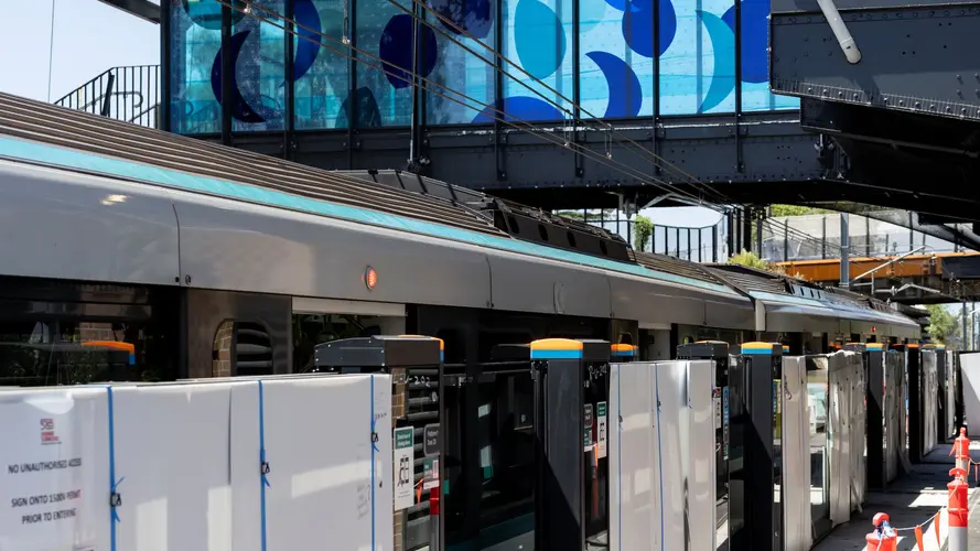 Lakemba Metro Station platform doors Oct 2025