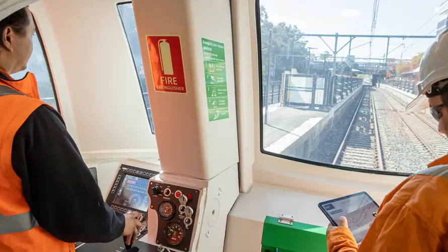 Lakemba Station high speed testing 2