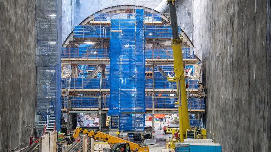 Westmead station cavern