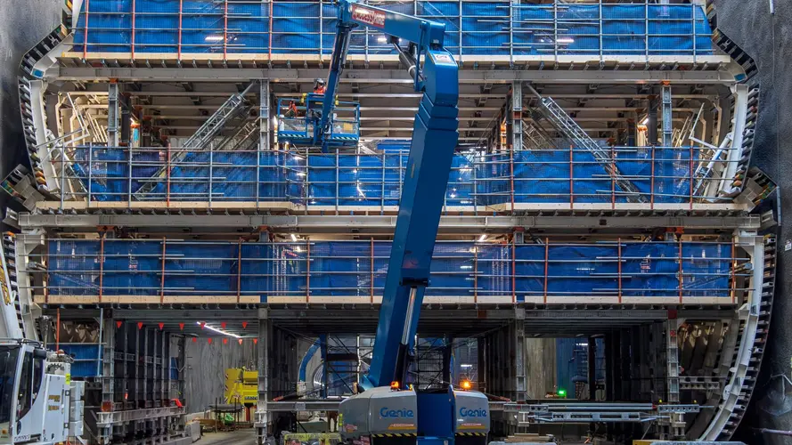 Westmead station cavern