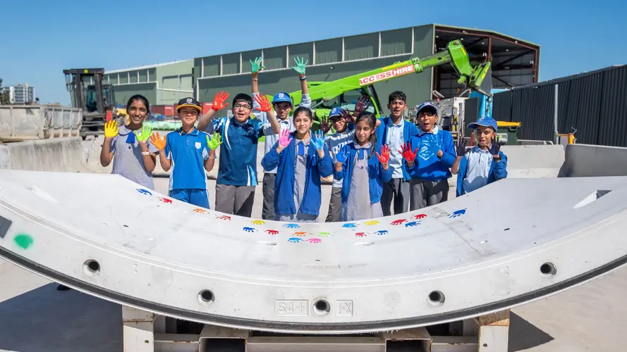 Westmead Primary School handprints