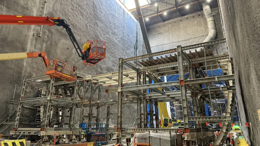 Westmead station cavern