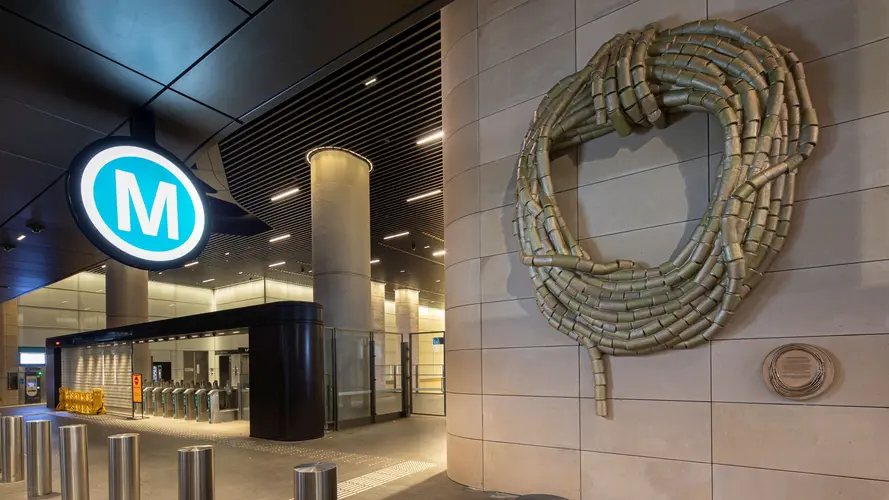 Gadigal Station artwork 