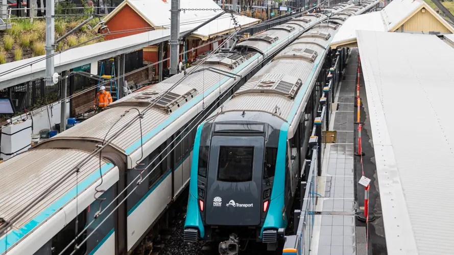 Two trains on track
