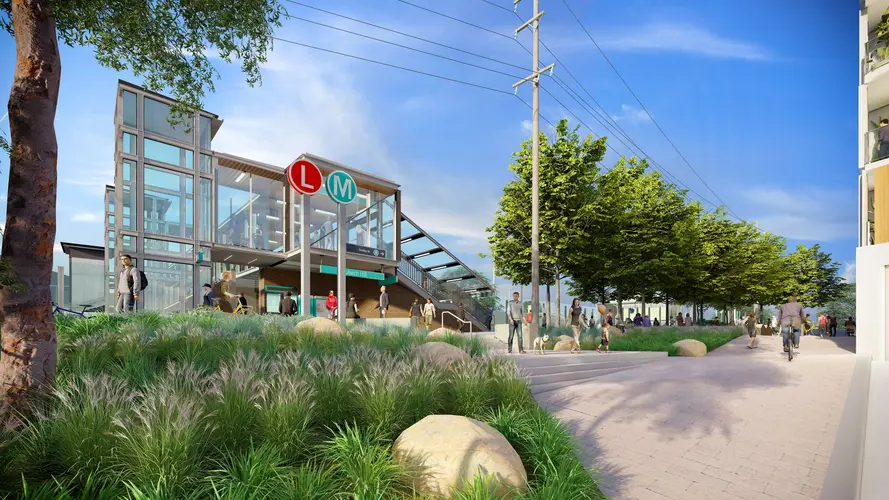 Dulwich Hill Station Artist's impression