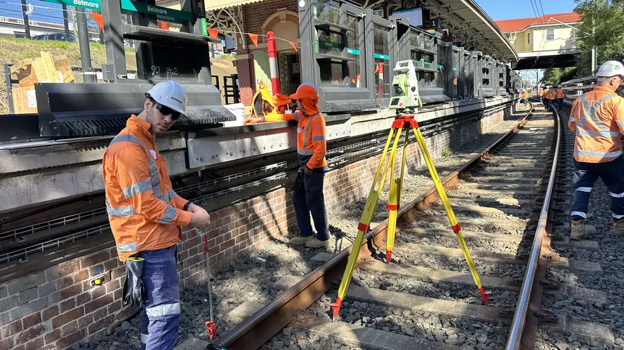 Belmore station work