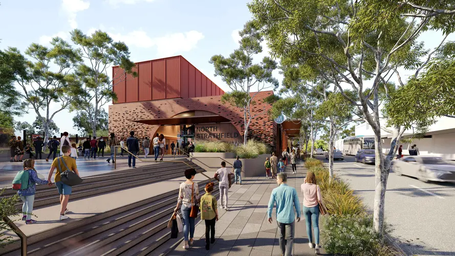 Strathfield Metro- artist impression