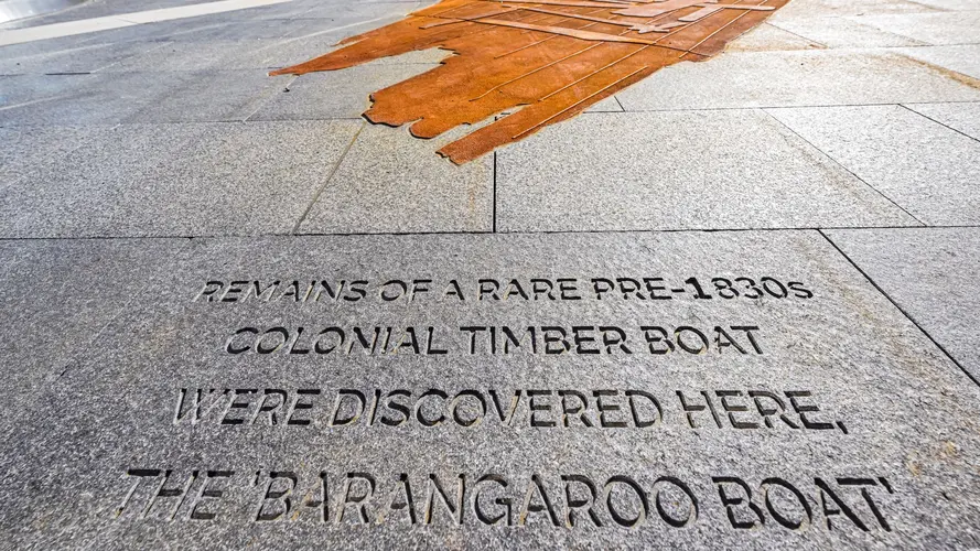 Barangaroo Boat inlay